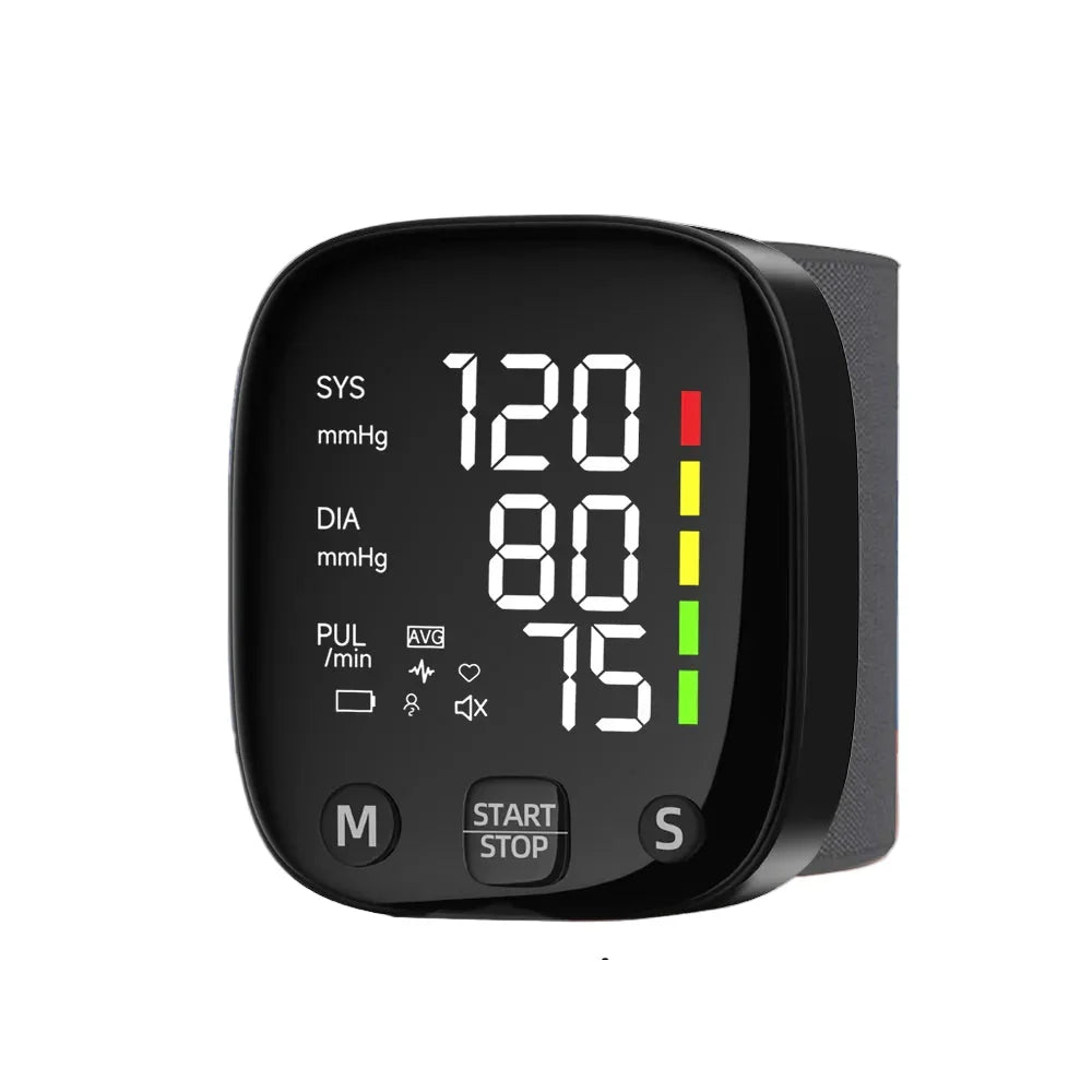 Oplaadbare LED Pols Bloeddrukmonitor met Stemfunctie – HeartGuard