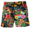 Heren Zwembroek met Graffiti-Design
