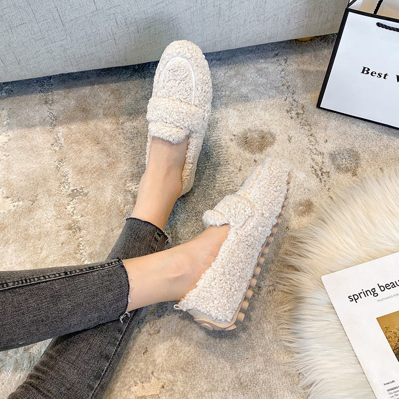 Sazhna - Pluche pantoffels sloffen dames