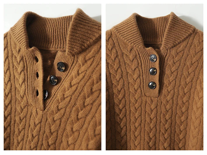 Arden kasjmier vest met knopen