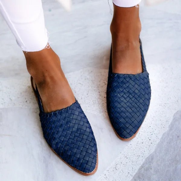 Leren dames sandalen met hak - Hilga