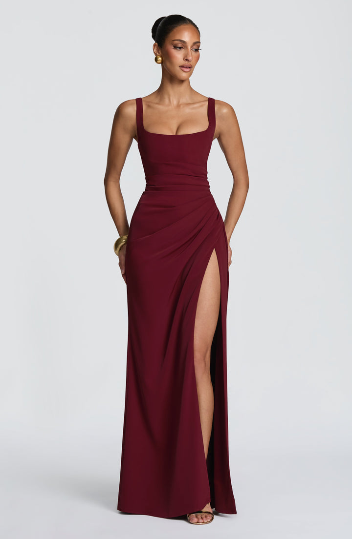 Camille maxi-jurk