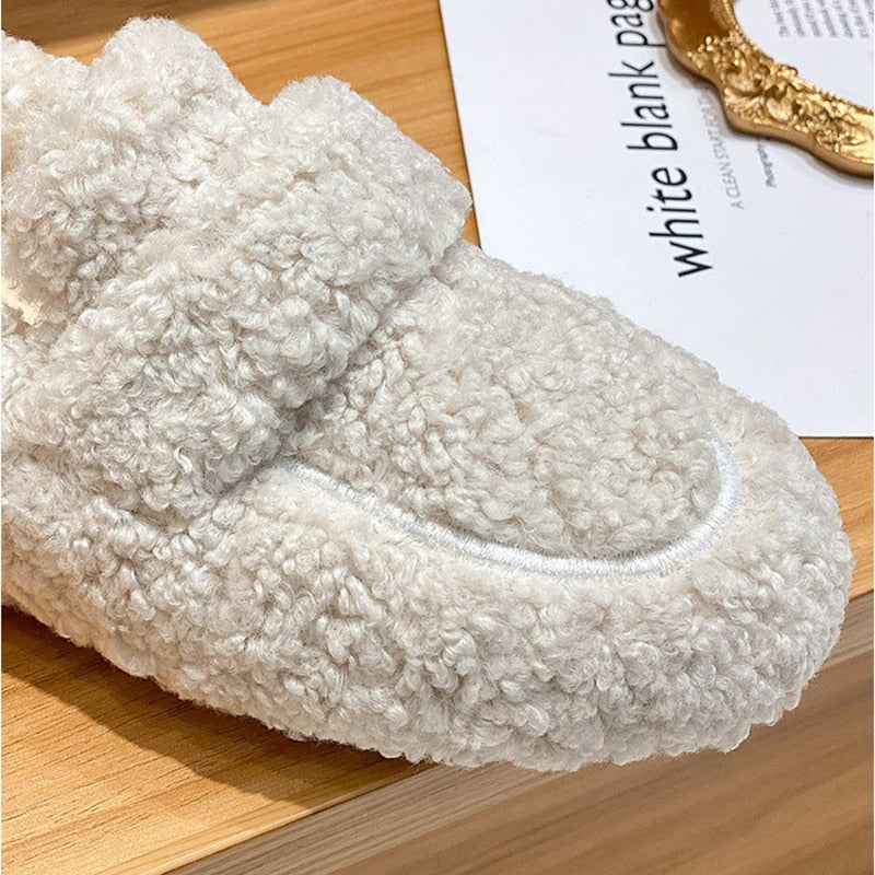 Sazhna - Pluche pantoffels sloffen dames