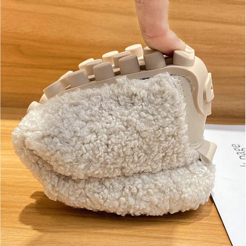 Sazhna - Pluche pantoffels sloffen dames