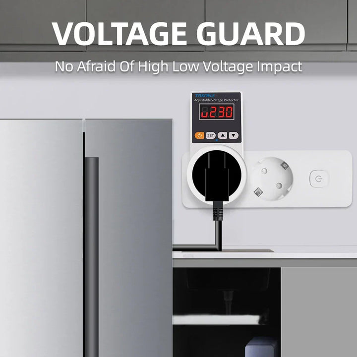 Automatische spanningsbeveiligingsstekker met instelbare waarden – VoltGuard