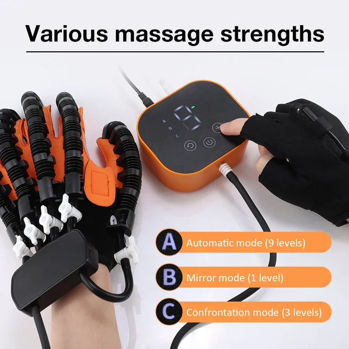 3-in-1 Elektrische Revalidatiehandschoen voor Hersenbloedingherstel & Handtherapie – Soren