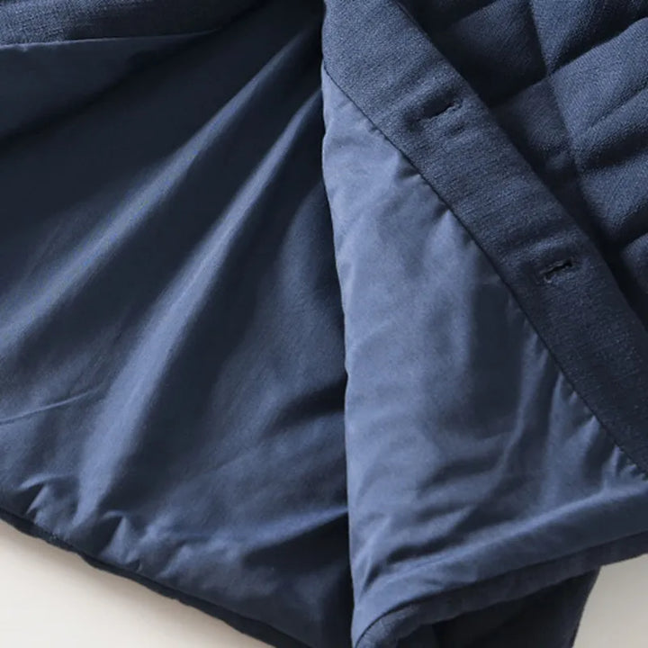 Zomerjas heren met knopen en ruitvormige quilting