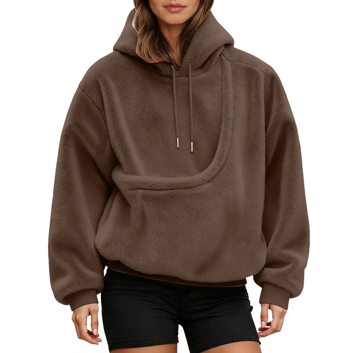 Kangoeroe-hoodie met ingebouwde buidel voor katten en honden