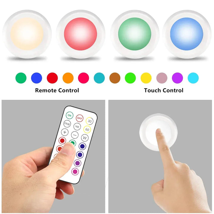 Draadloze RGB LED Onderkastverlichting - GlowyLed
