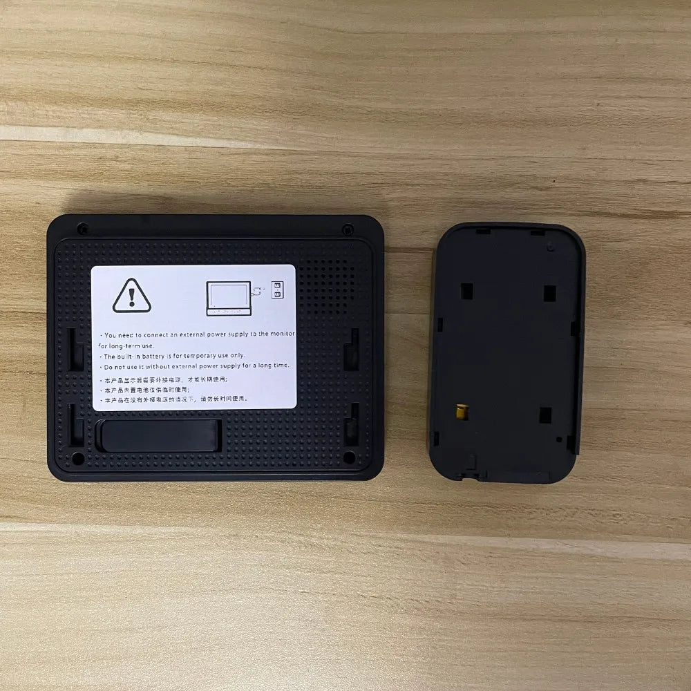 Draadloze Video Deurbel met 4,3" IPS Scherm & Nachtzicht