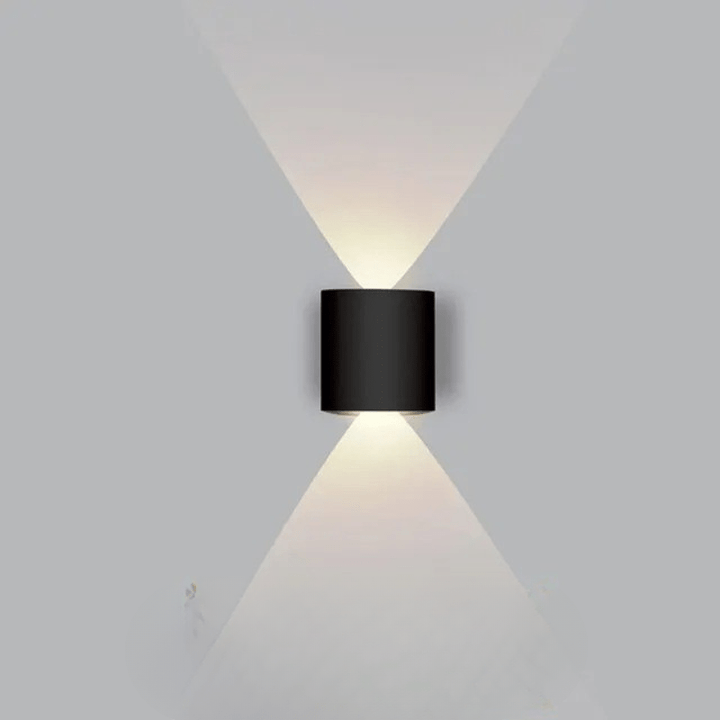 Waterdichte LED-buitenwandlamp – slank aluminium, energiezuinig