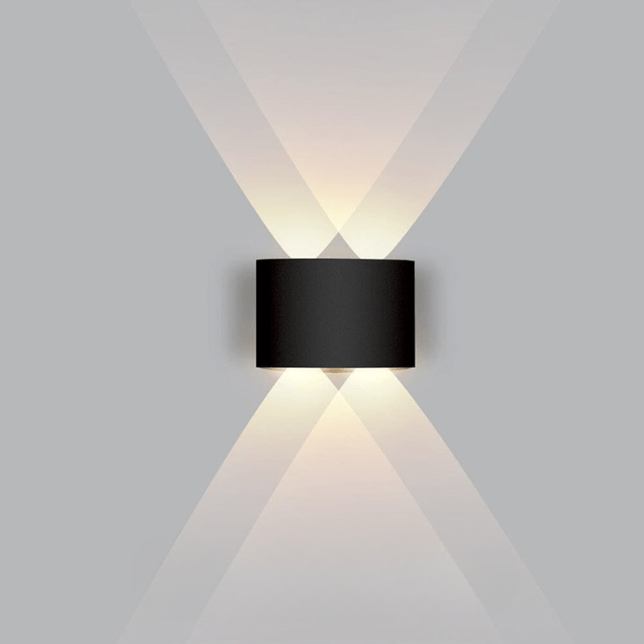 Waterdichte LED-buitenwandlamp – slank aluminium, energiezuinig