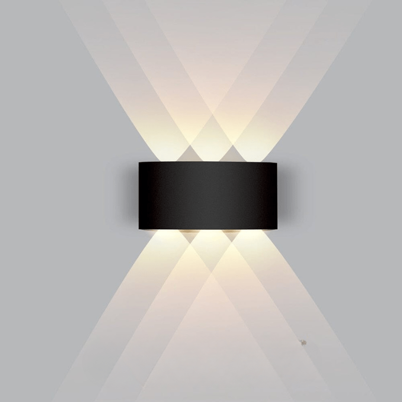 Waterdichte LED-buitenwandlamp – slank aluminium, energiezuinig
