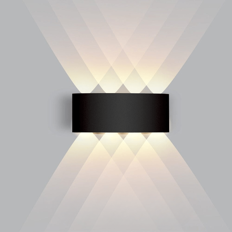 Waterdichte LED-buitenwandlamp – slank aluminium, energiezuinig