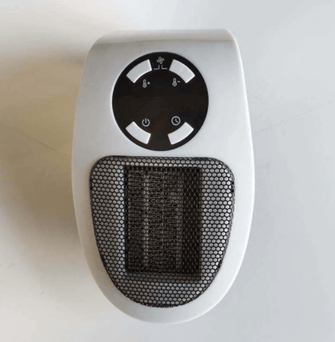 Stille draagbare kachel met temperatuurdisplay