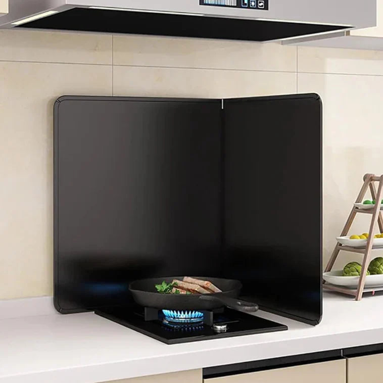 Opvouwbaar RVS spatscherm, tweezijdige vetspatbescherming – CookShield