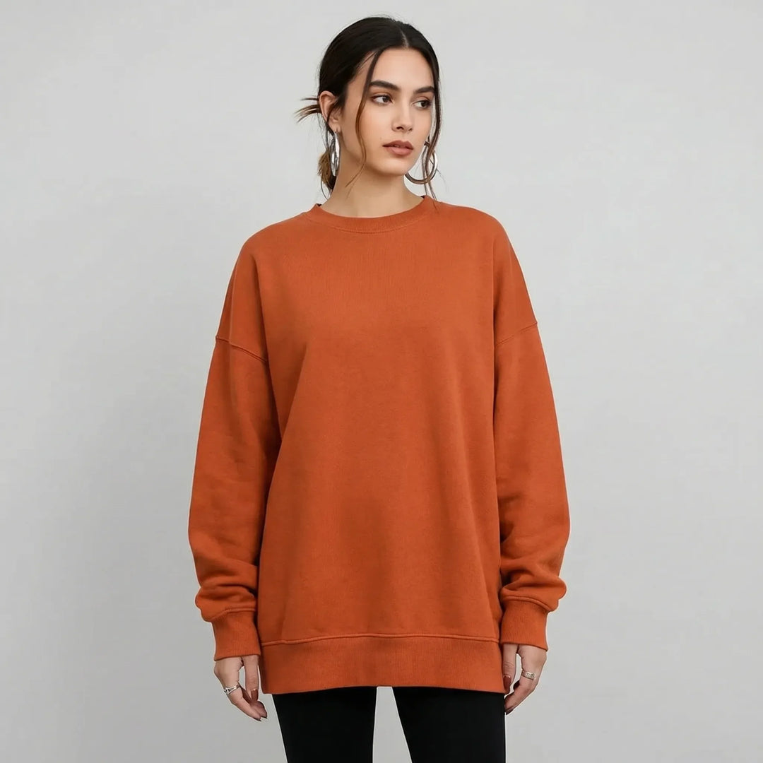 SlumvexOversized Crew Neck Sweatshirt