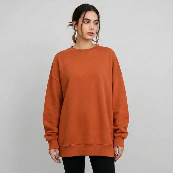 SlumvexOversized Crew Neck Sweatshirt