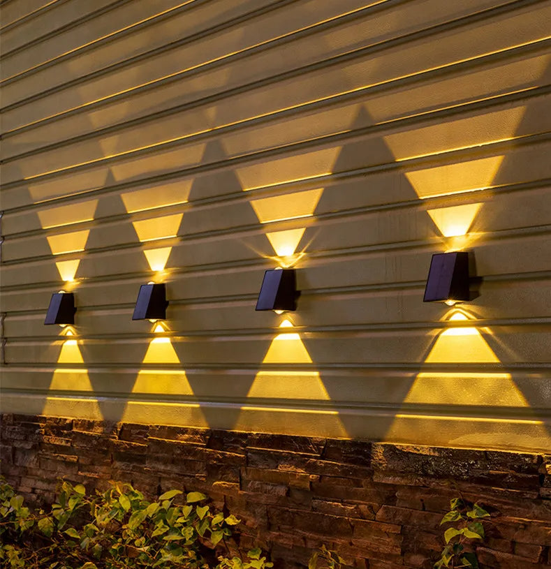 Solar-wandlamp | Draadloos & automatisch | IP65 weerbestendig