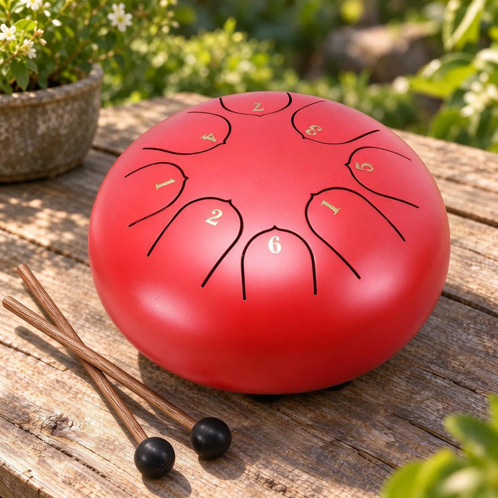 Steel tongue drum voor muziek zonder voorkennis