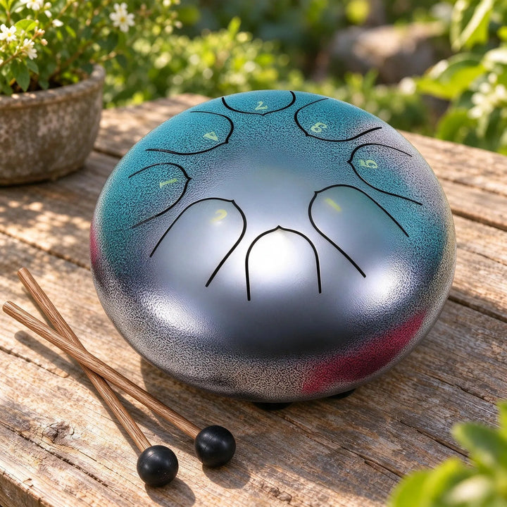 Steel tongue drum voor muziek zonder voorkennis