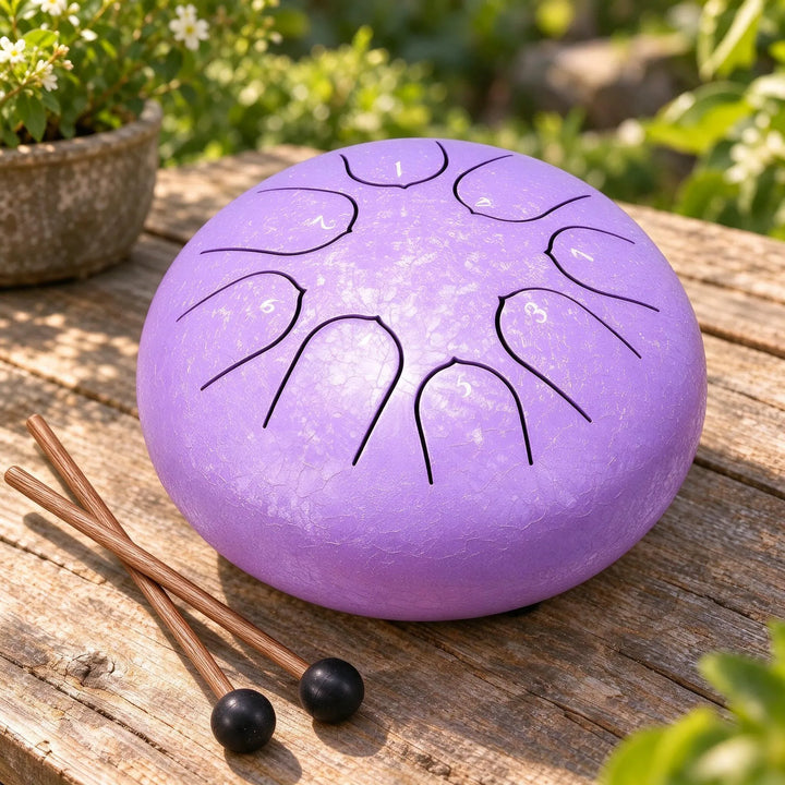 Steel tongue drum voor muziek zonder voorkennis