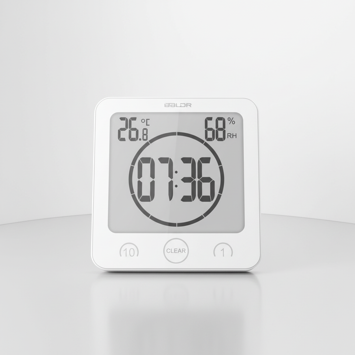 Douchetimer met zuignap – SplashClock