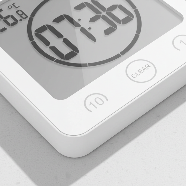Douchetimer met zuignap – SplashClock
