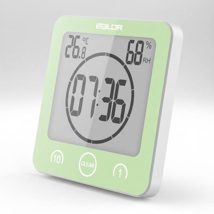 Douchetimer met zuignap – SplashClock
