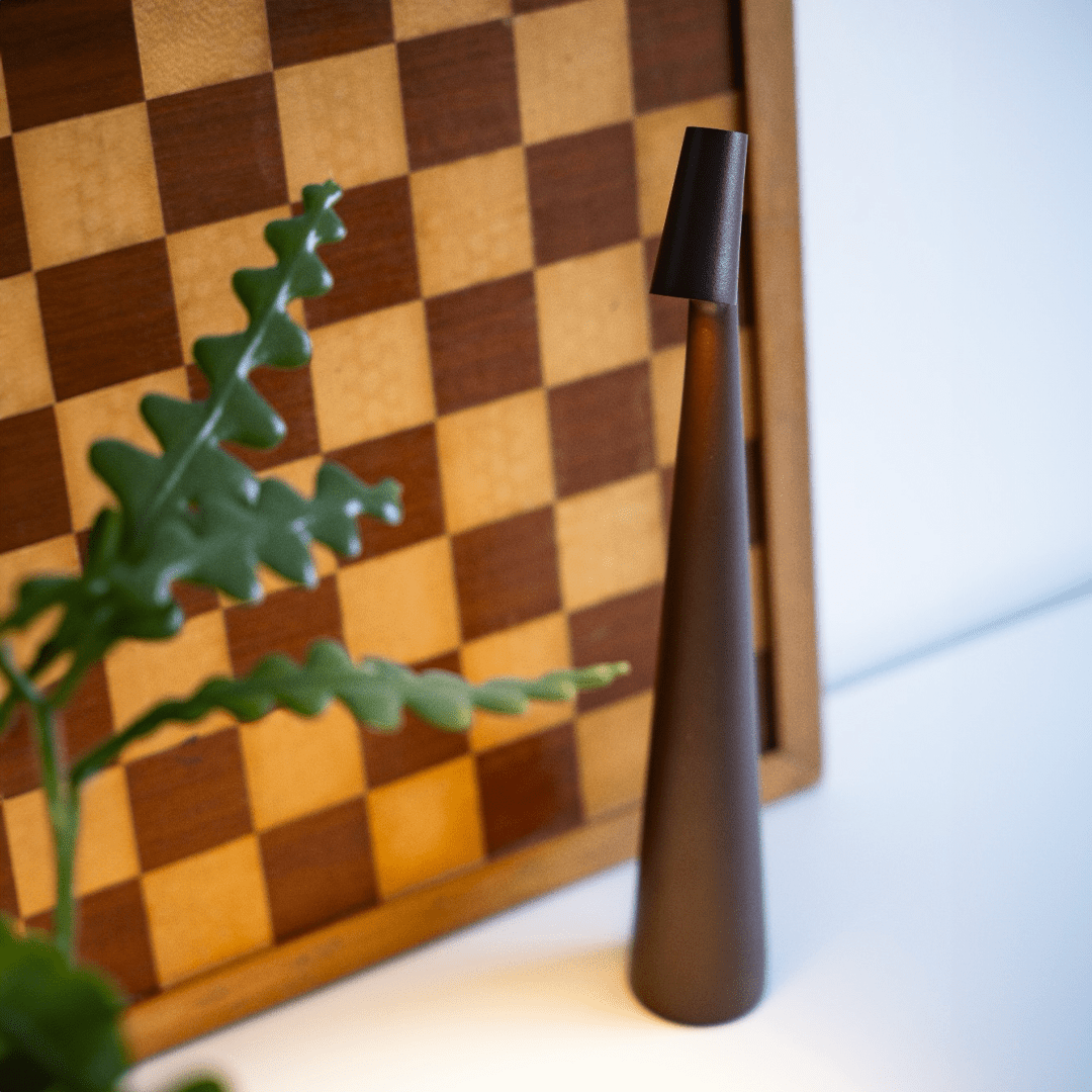 Draadloze design-ledtafellamp met 3-staps touchdimmer
