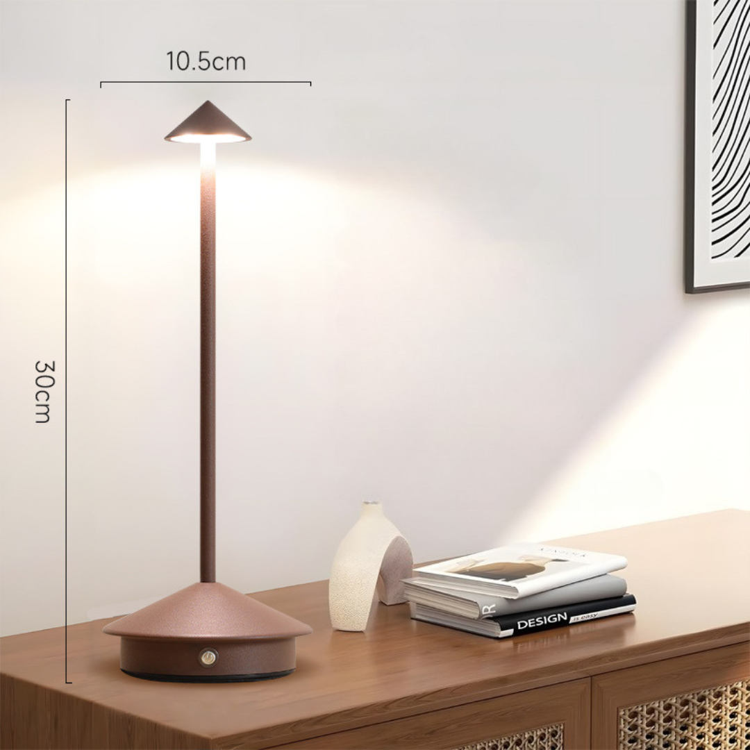 Draadloze tafellamp met touchdimmer en USB-oplaadfunctie