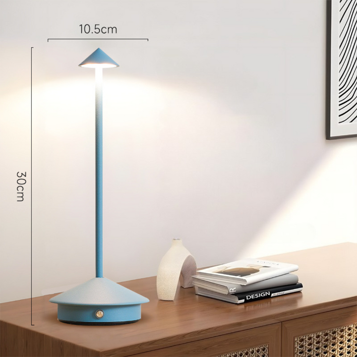 Draadloze tafellamp met touchdimmer en USB-oplaadfunctie