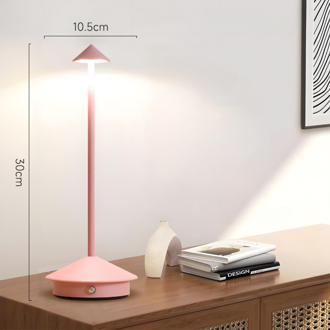 Draadloze tafellamp met touchdimmer en USB-oplaadfunctie
