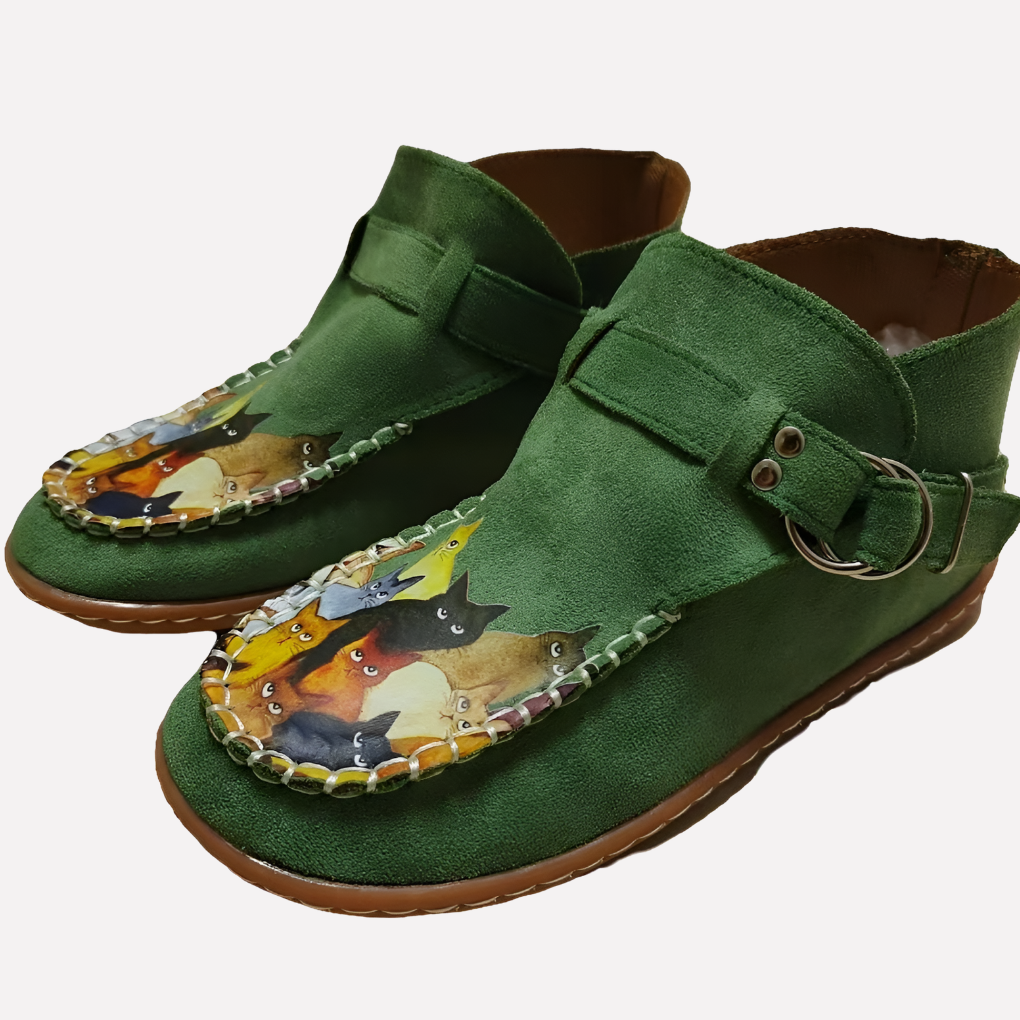 Tova – Orthopedische Stijlvolle Enkelschoenen Voor Dames