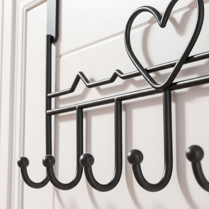 Metalen deurkapstok om over de deur te hangen – OverMount
