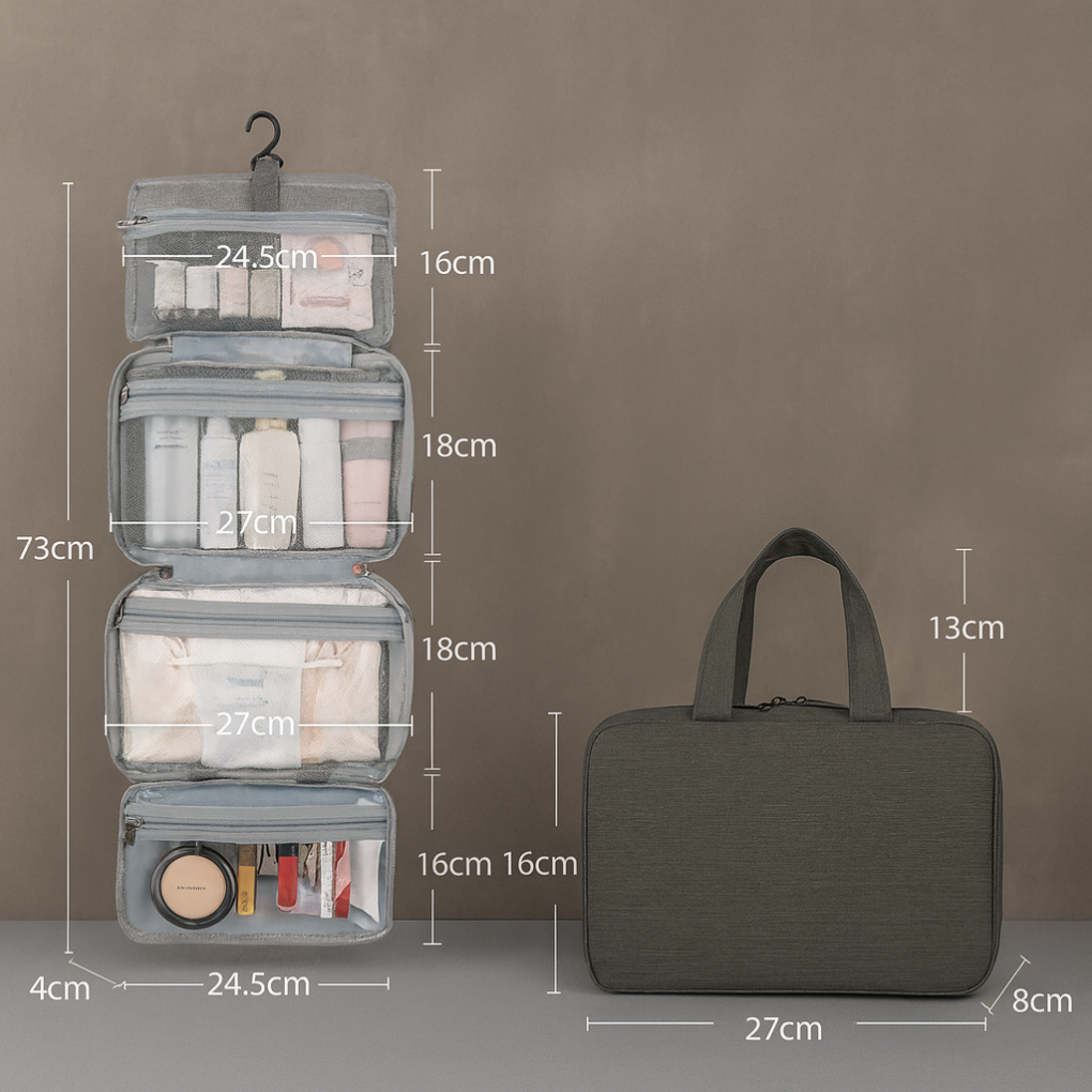 Sam | Toiletartikelenorganizer met meerdere compartimenten