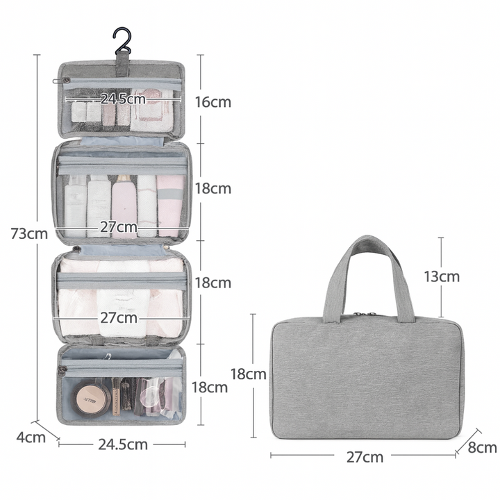 Sam | Toiletartikelenorganizer met meerdere compartimenten
