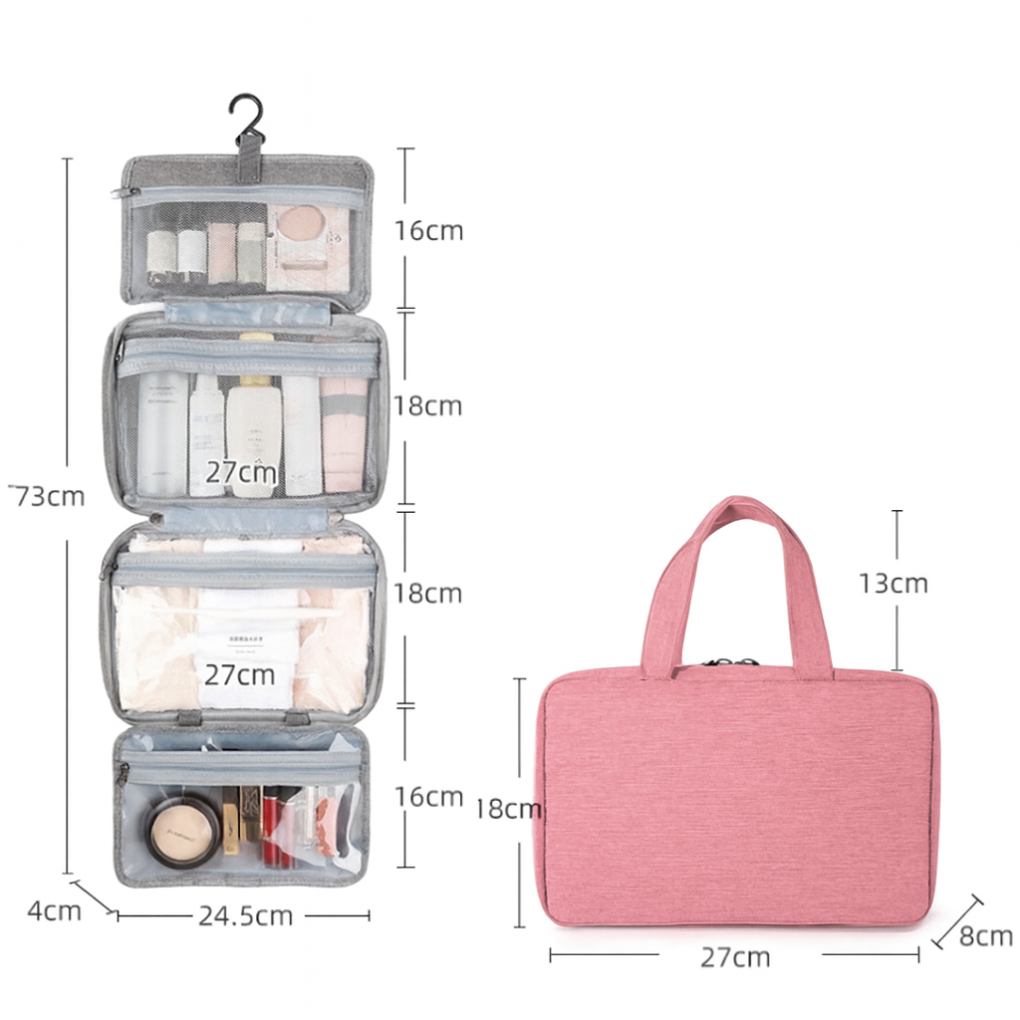 Sam | Toiletartikelenorganizer met meerdere compartimenten