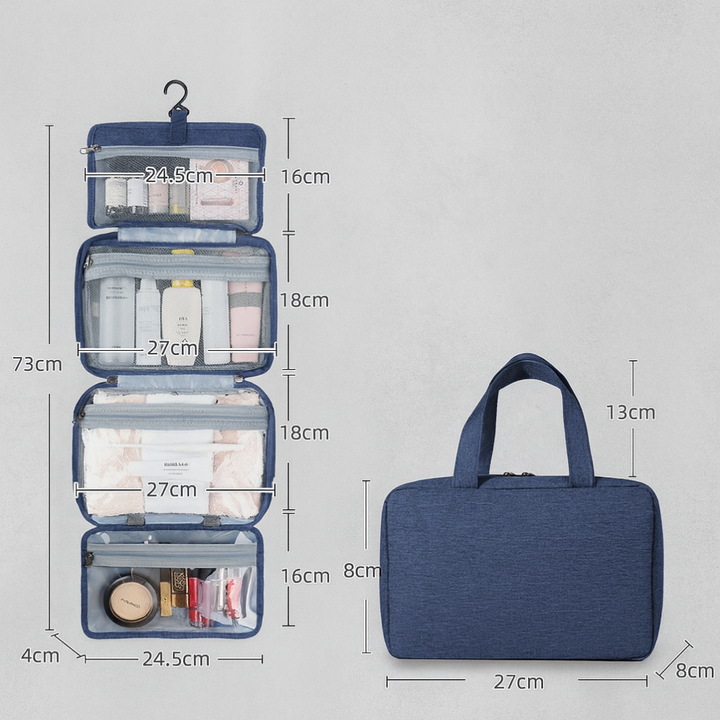Sam | Toiletartikelenorganizer met meerdere compartimenten
