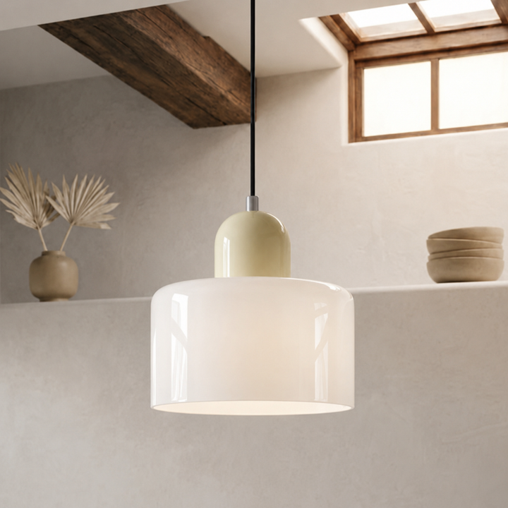 Ringhanglamp met uitgebreid halo-ontwerp