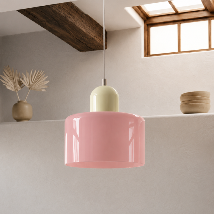 Ringhanglamp met uitgebreid halo-ontwerp