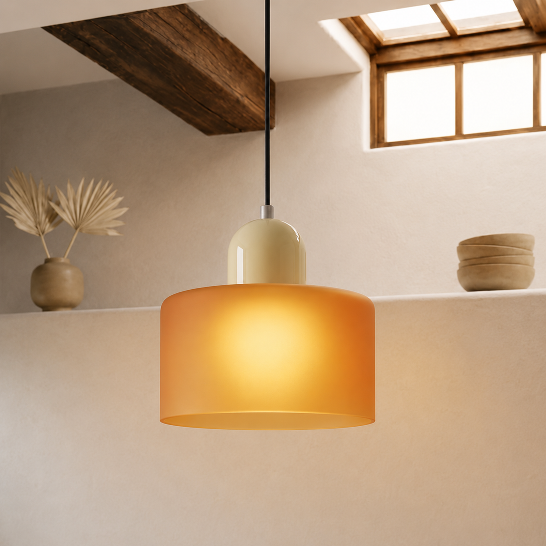 Ringhanglamp met uitgebreid halo-ontwerp