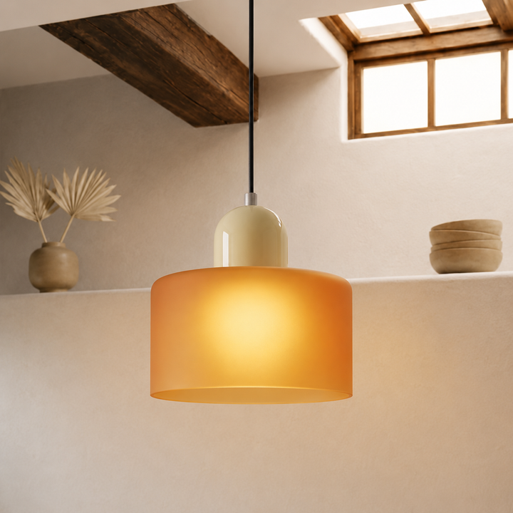 Ringhanglamp met uitgebreid halo-ontwerp