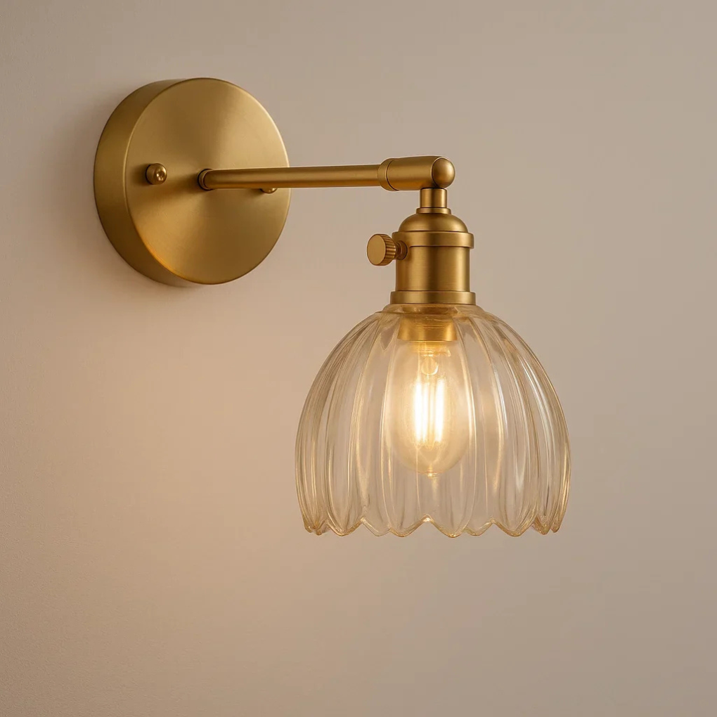 Retro wandlamp