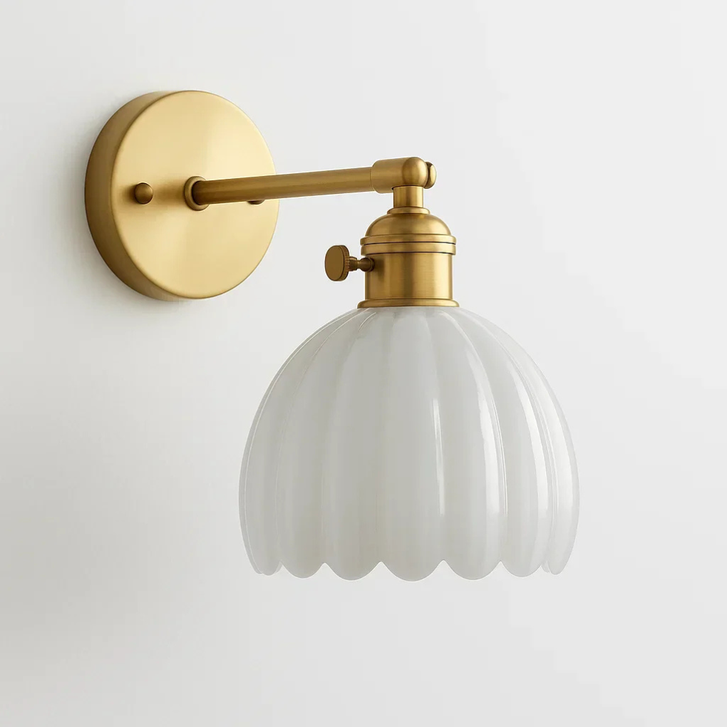 Retro wandlamp