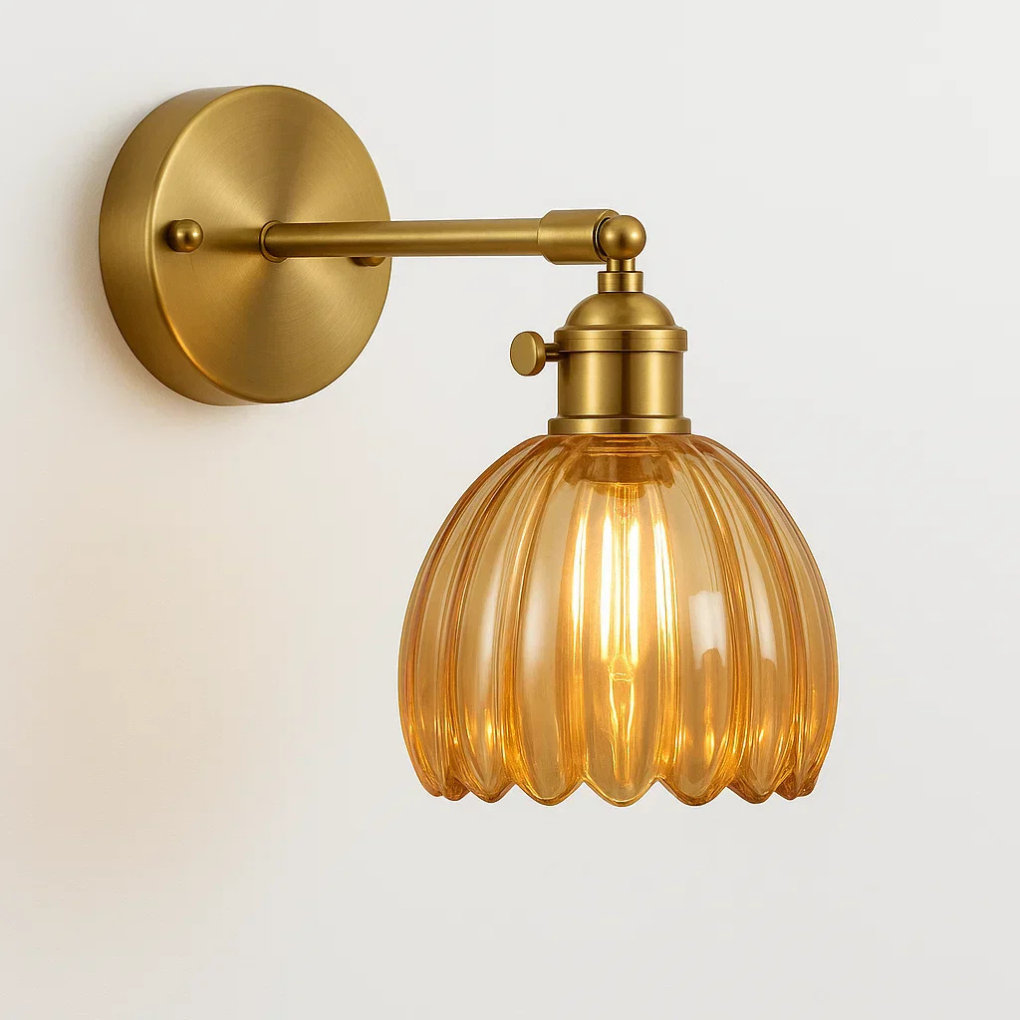 Retro wandlamp