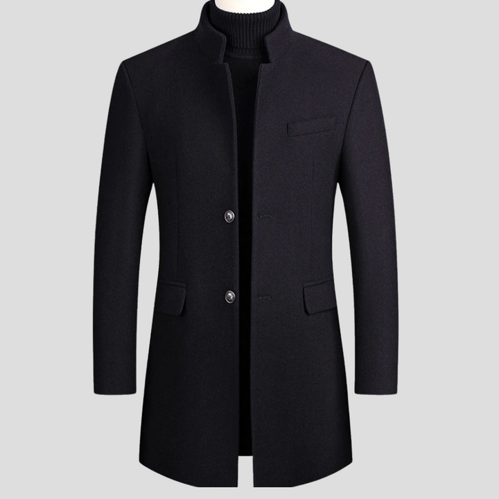 Elegante wolmixjas voor heren – verfijnde klassieke bovenkleding