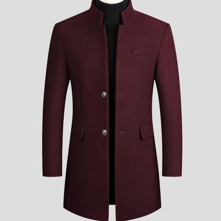 Elegante wolmixjas voor heren – verfijnde klassieke bovenkleding