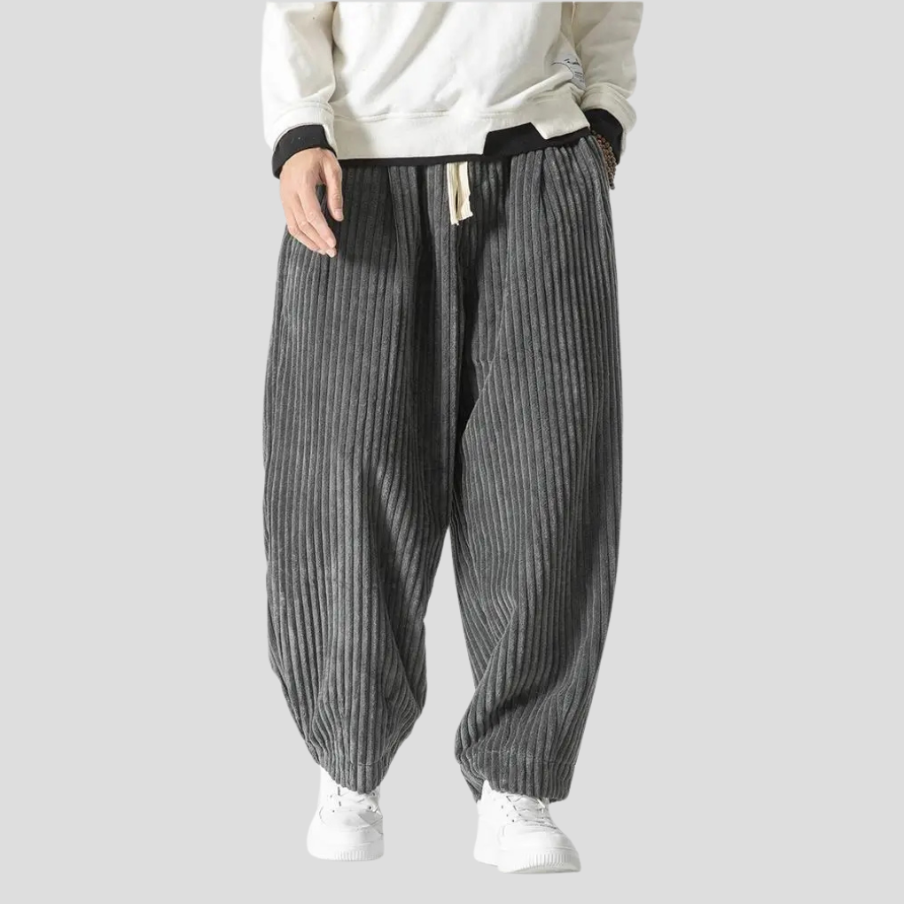 Losse rechte broek voor heren