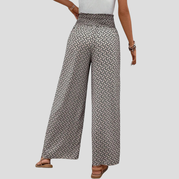 Moderne broek met geometrische print